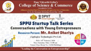 SPPU StartUp Talk Serious – Conversation with Young Entrepreneurs